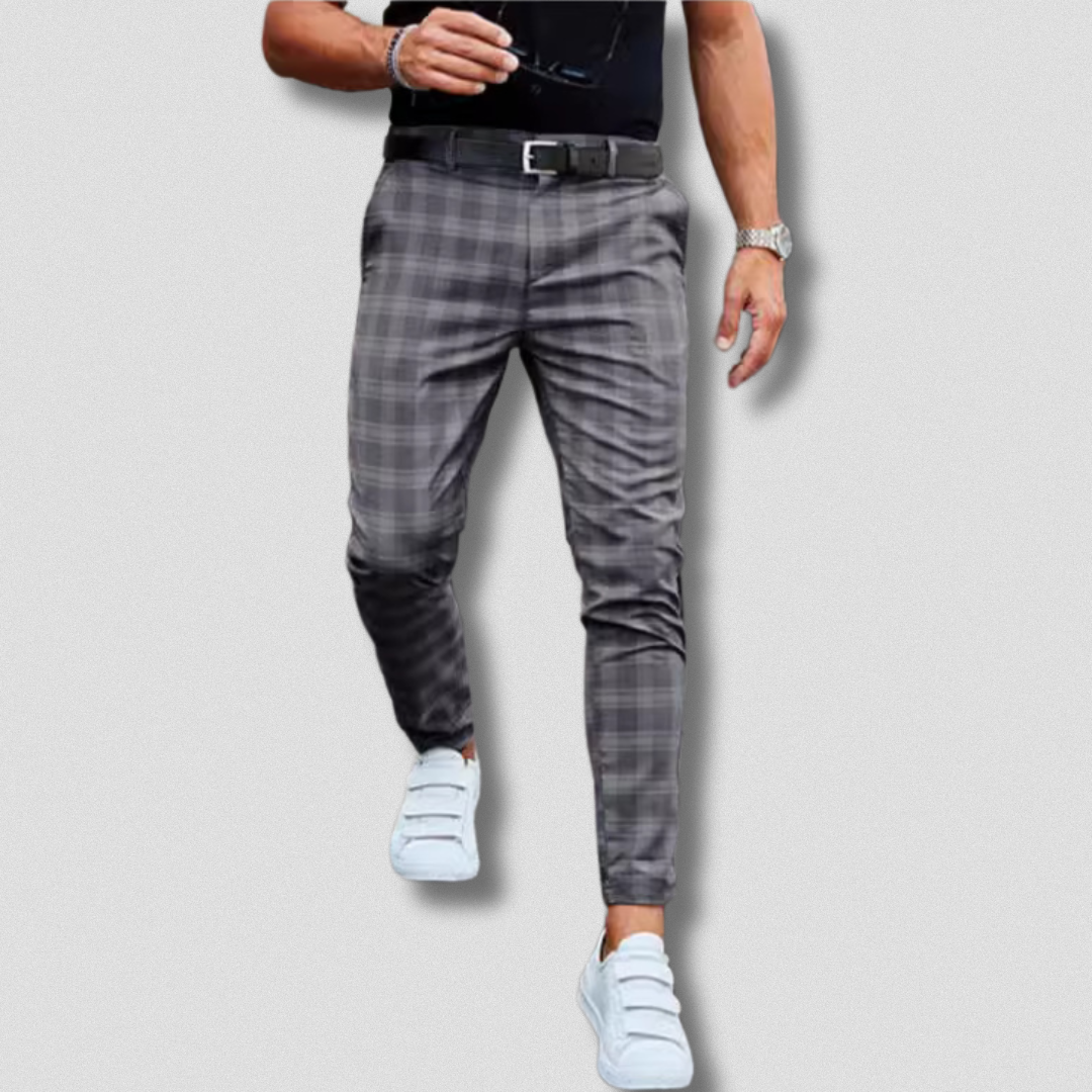 Moisés® | Premium Trousers With Checked Pattern