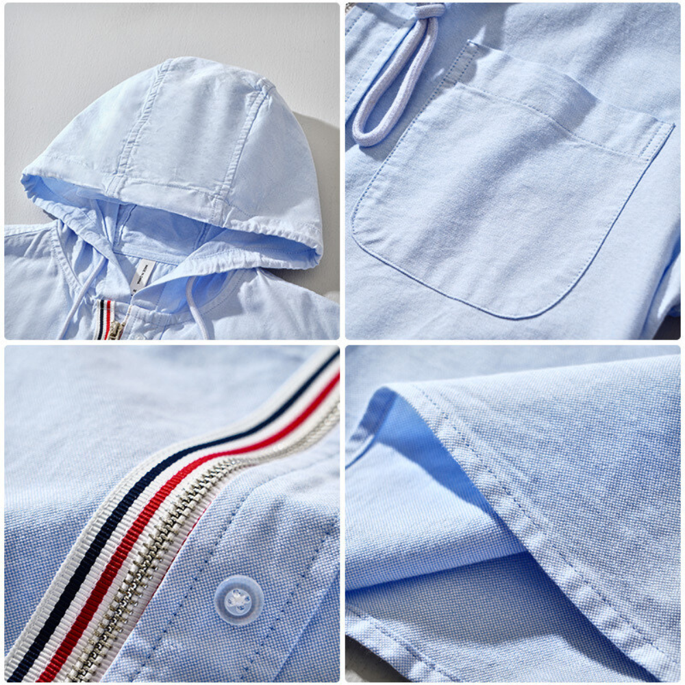 Nicanor | Milo Hooded Oxford Shirt