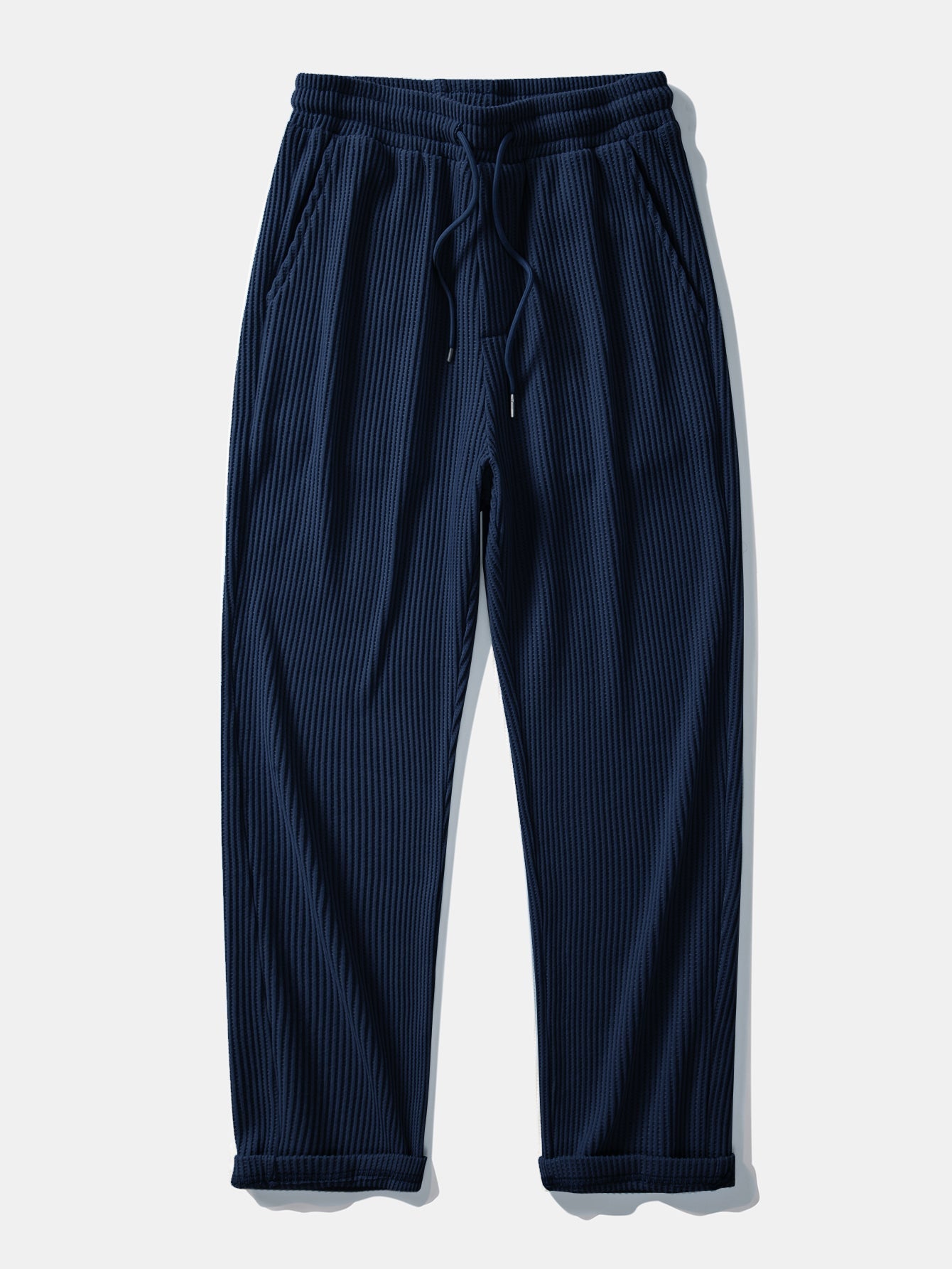 Isidoro® | Drawstring Knitted Waffle Pants