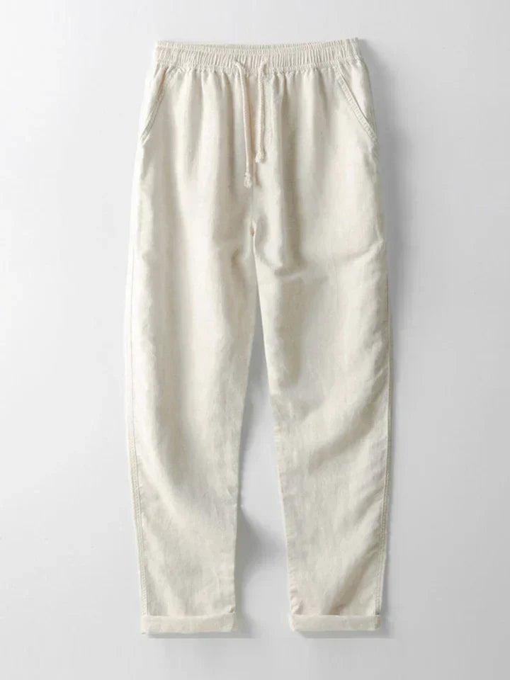 River | Linen blend shirt and straight pants set