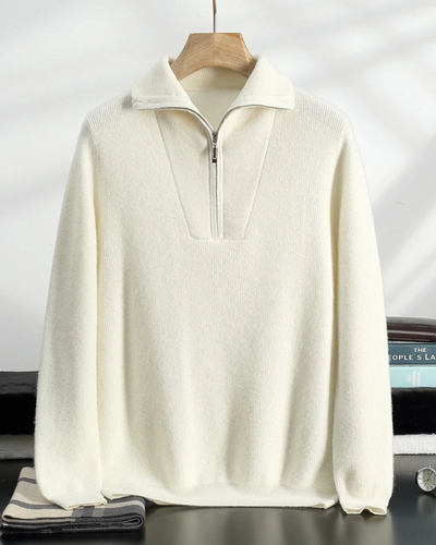 Erik | Portofino Cashmere Half Zip Sweater