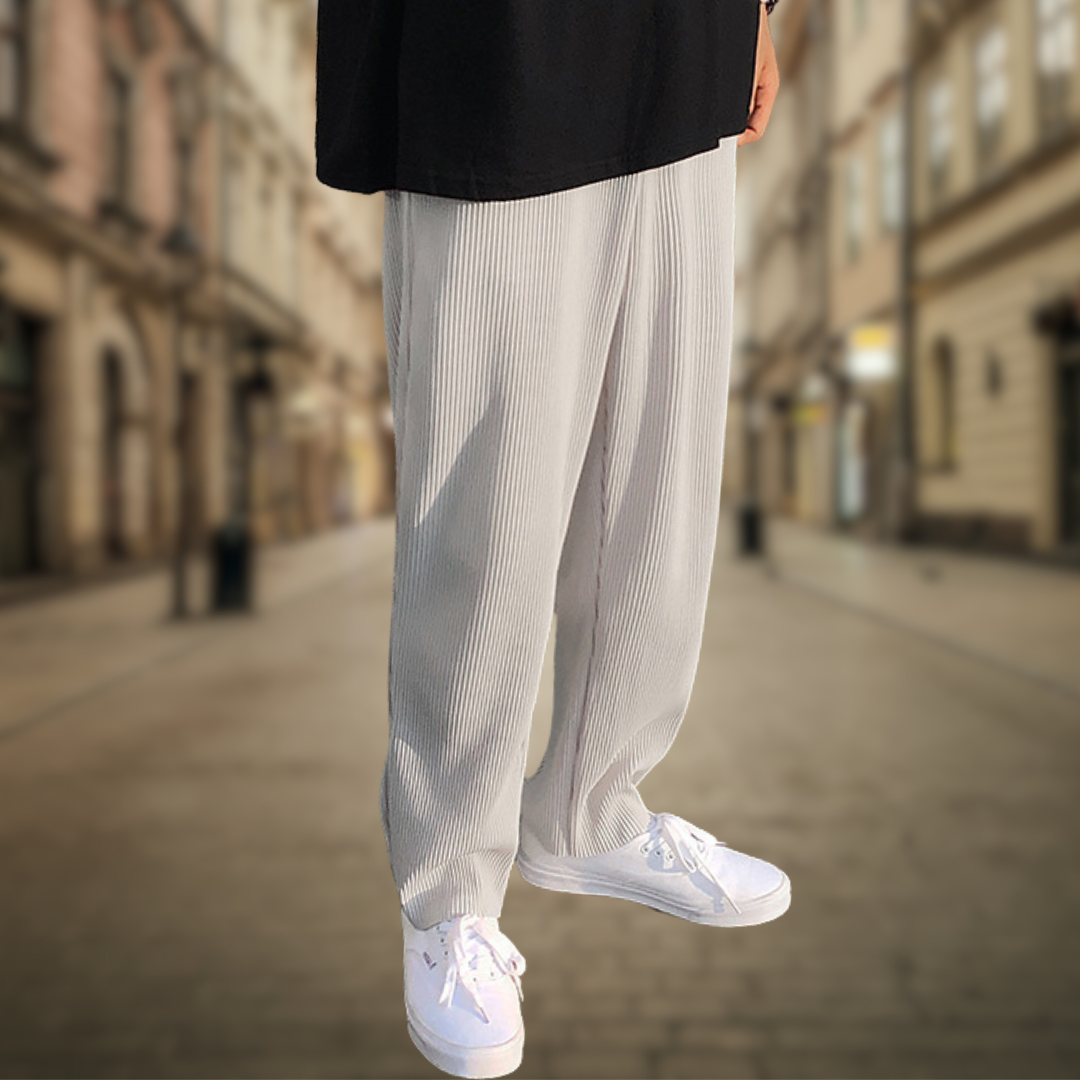 Donaciano® | Elegant trousers in velvety style