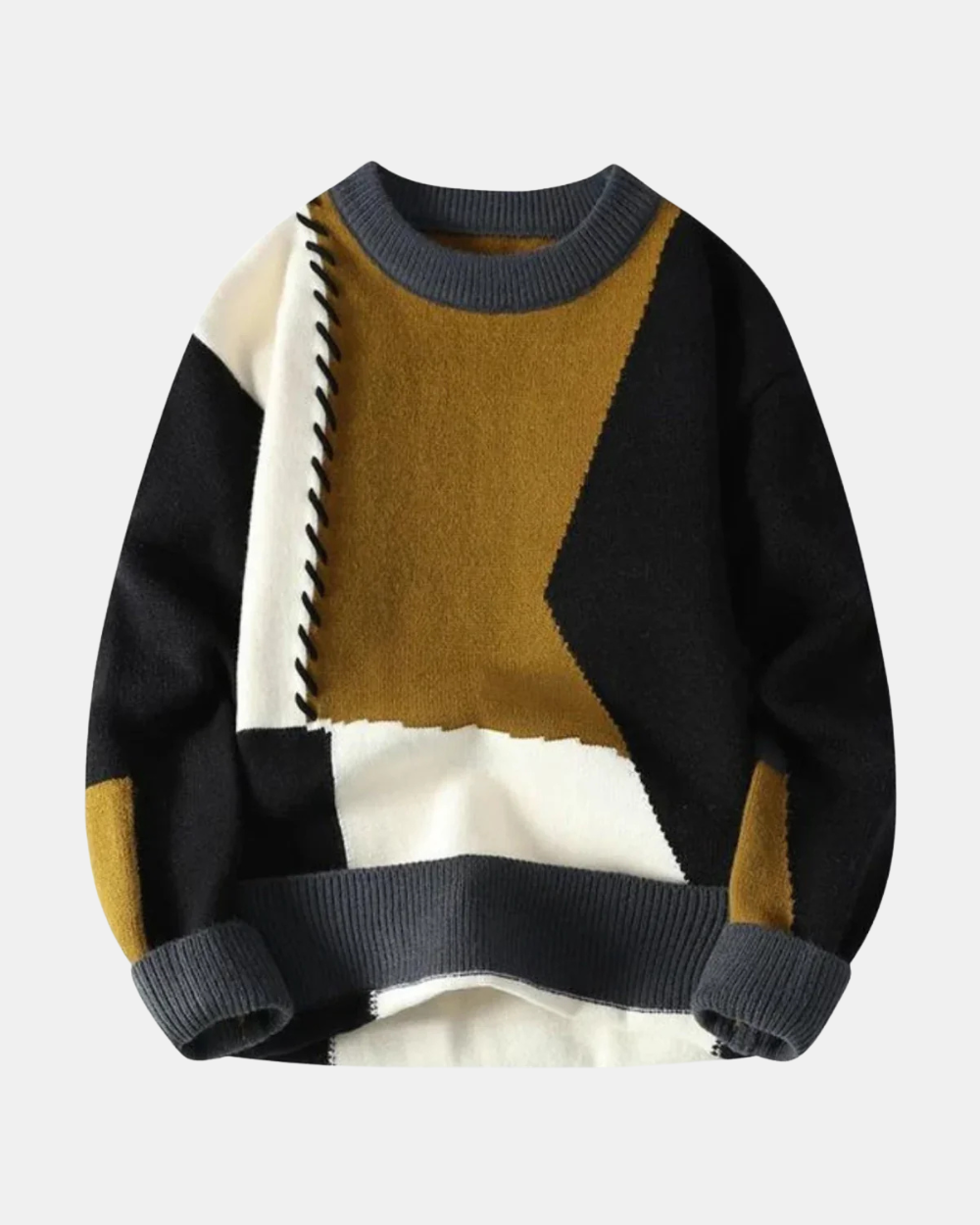 Brandon | Amadeo Patchwork Pullover