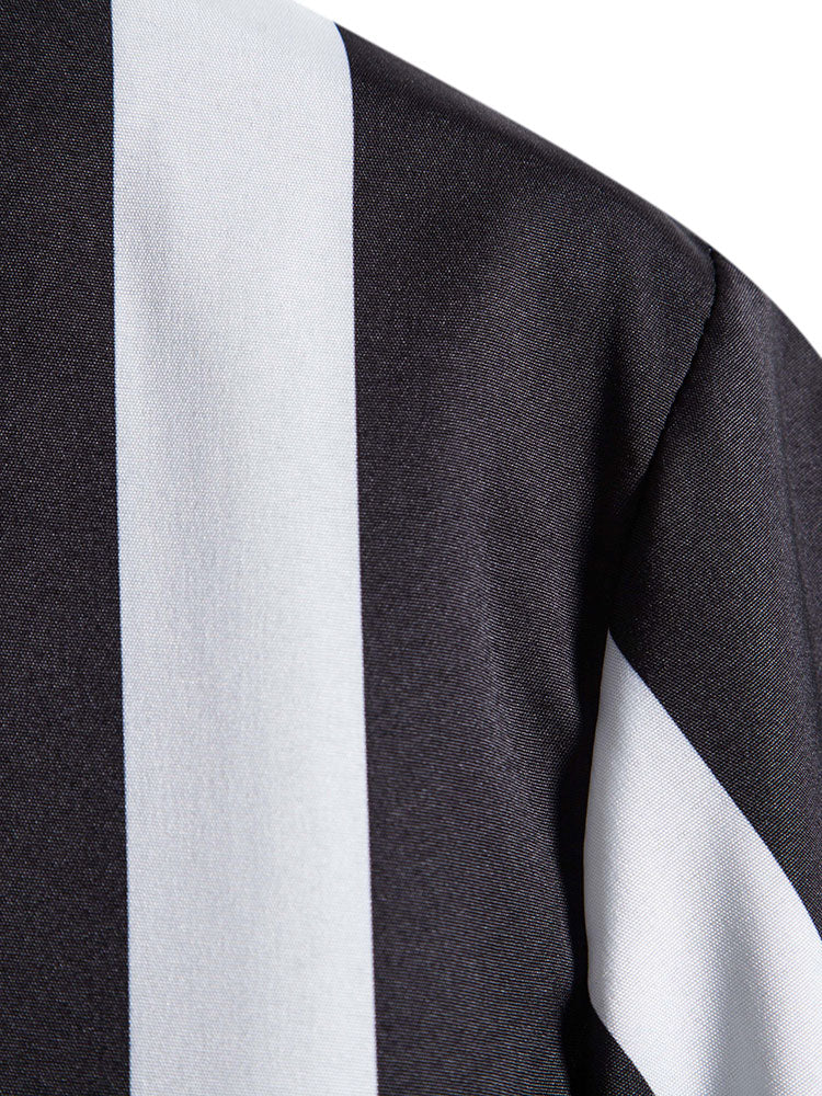 Andino® | Striped Print Button Up Shirt