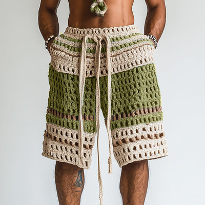 Men's Holiday Braided Beach ShortsP