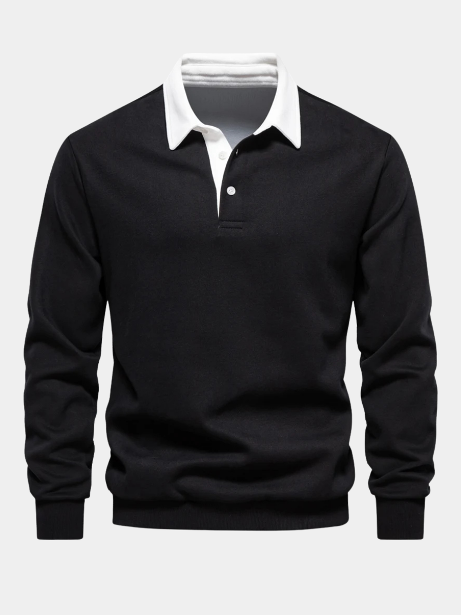 Samuel | Autumn Polo Sweatshirt