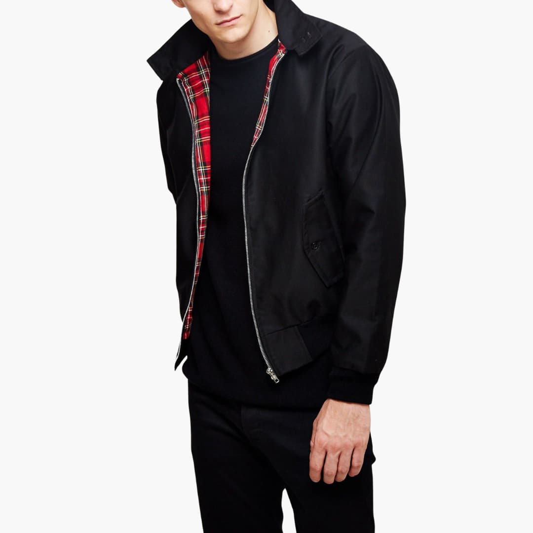 Desiderius | Virgil – Men's Harrington Jacket with Ribbed Cuffs