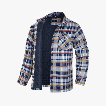 Wyatt® | Plaid Quilted Shirt Jacket