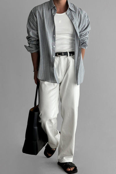 Bhoncie® | MV Striped Non-Iron Sun Protection Shirt