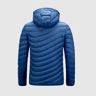 Alvaro | Uno Zipper Hooded Puffer Jacket
