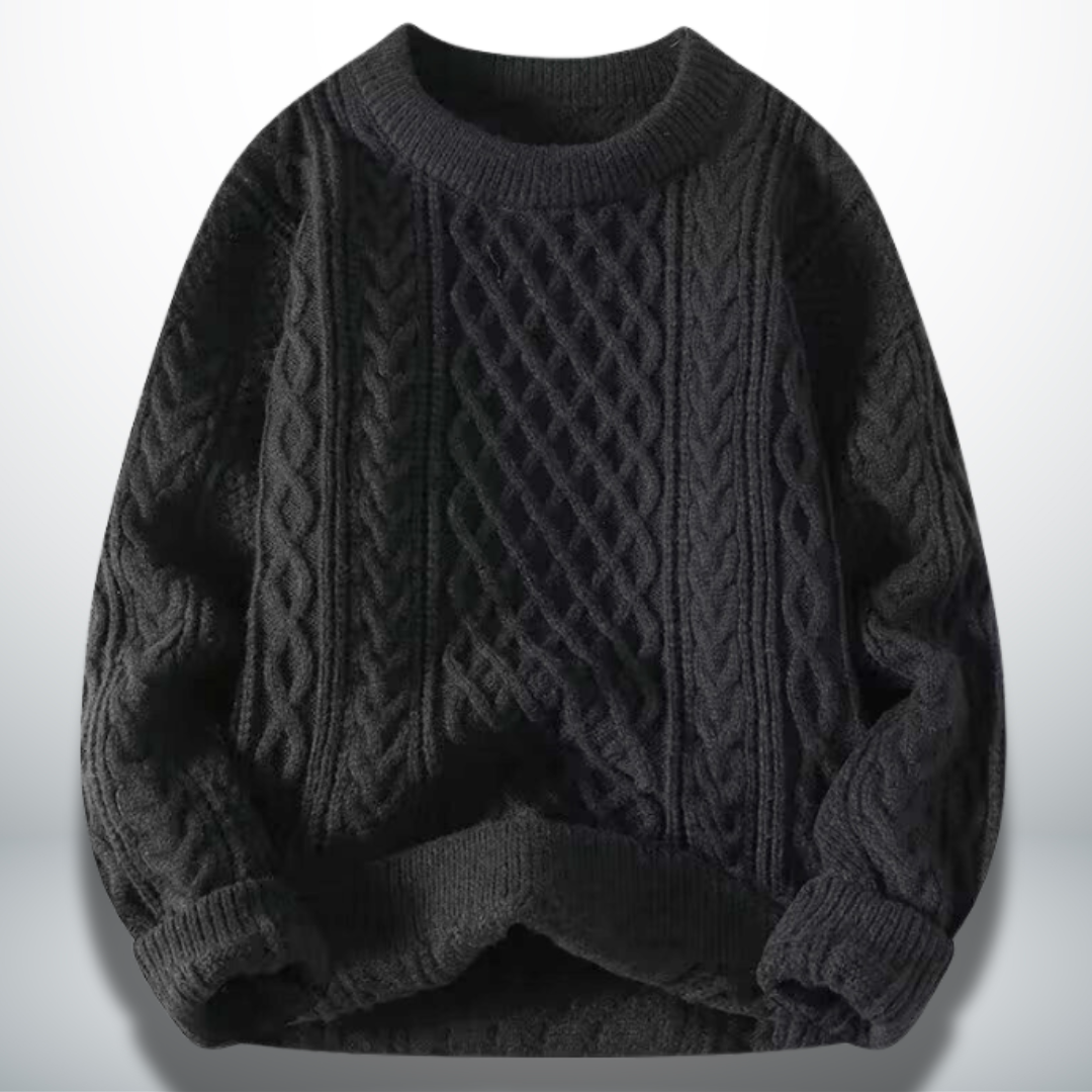 Atanasio® | Elegant Men's Crew Neck Sweater