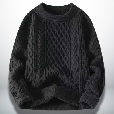 Atanasio® | Elegant Men's Crew Neck Sweater