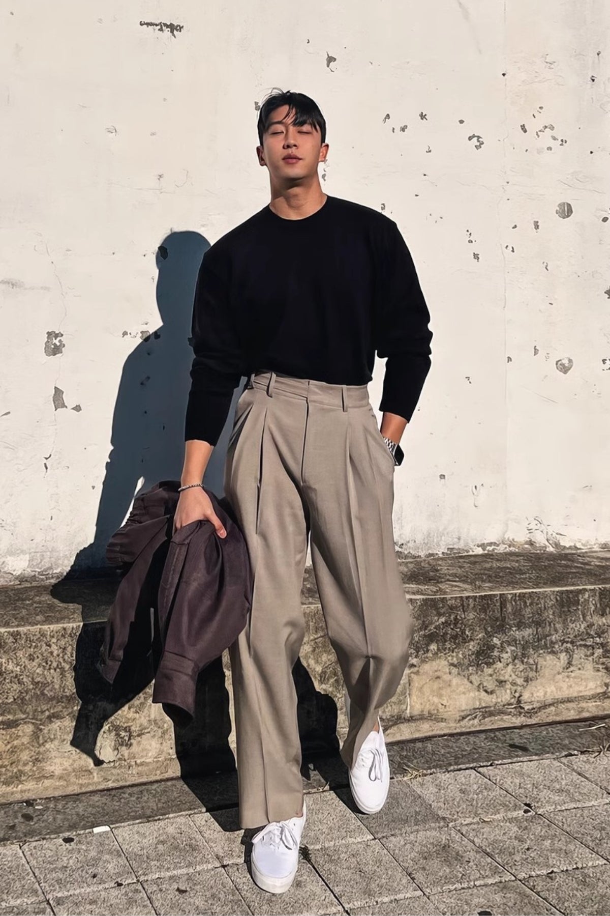 Bhavin® | MV Paris Buckle High-Waisted Suit Trousers