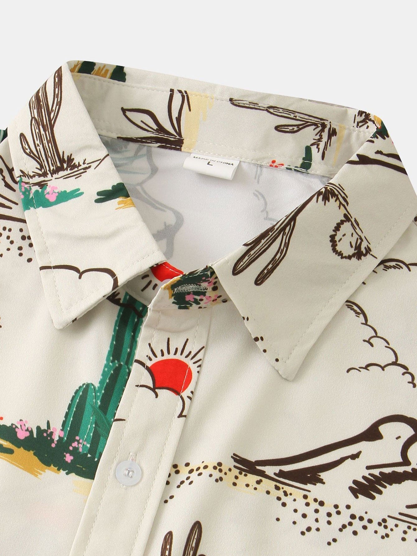 Artemas® | Cactus Print Shirt