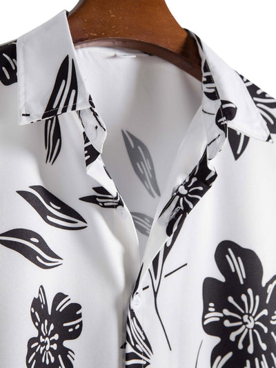 Alyosha® | Floral Print Button Up Shirt