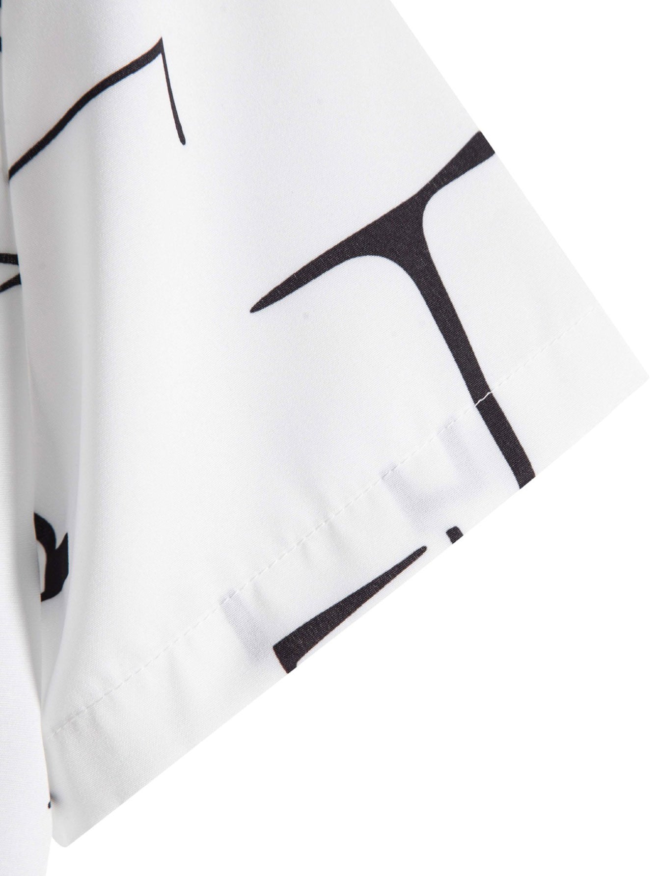 Aethelred® | Abstract Print Button Up Shirt