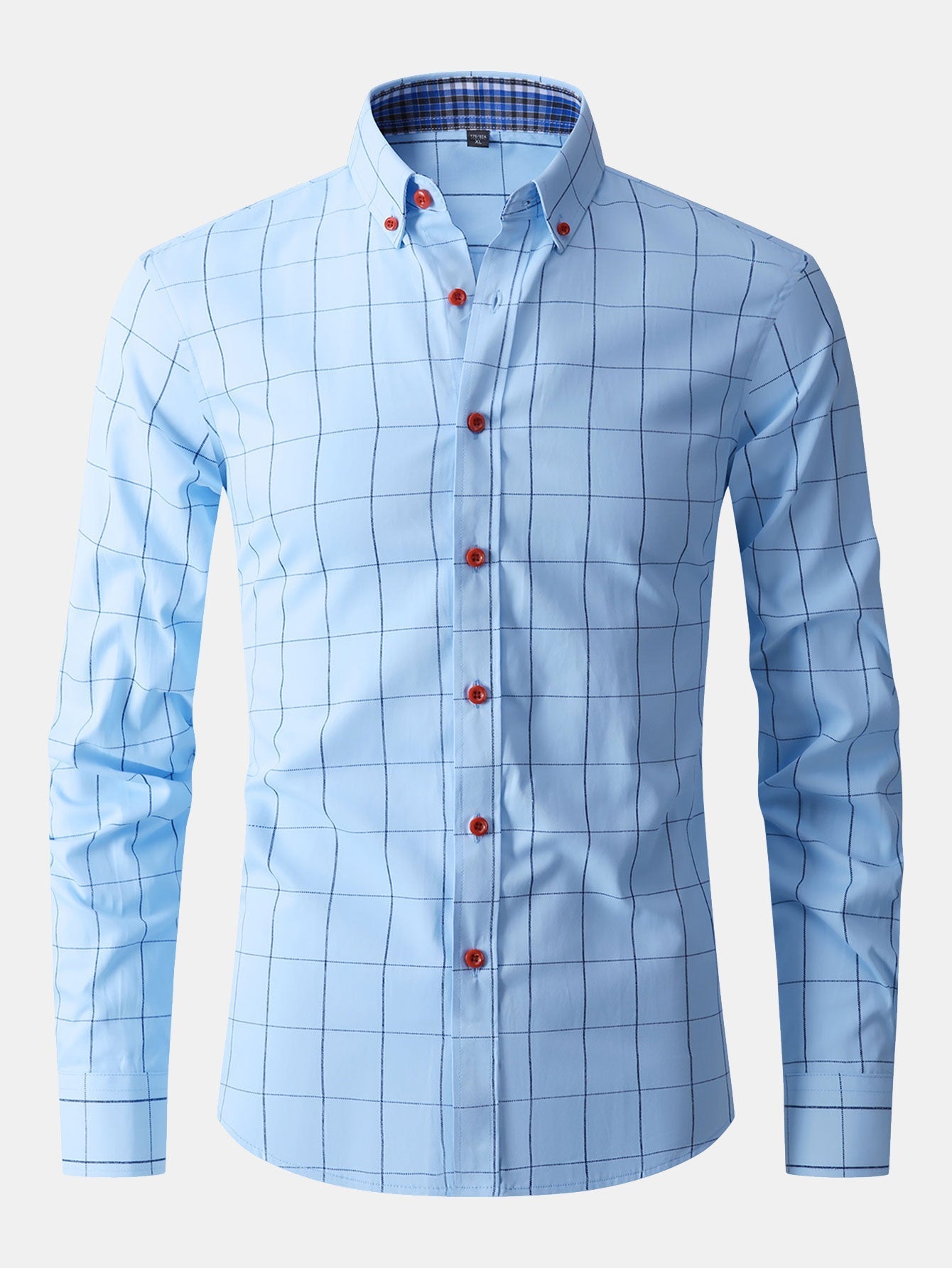 Franco® | Long Sleeve Plaid Button Up Shirt
