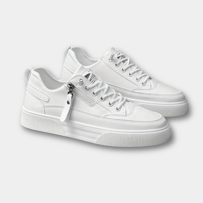 Julian® | Leather Sneakers With Zip Detail