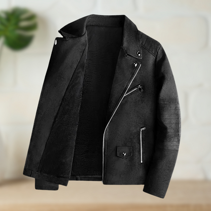 Lucas® | Fleece Lined Leather Jacket