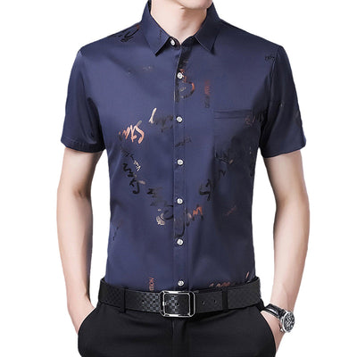 Kahlil® | Thin Short-Sleeved Shirt For Men