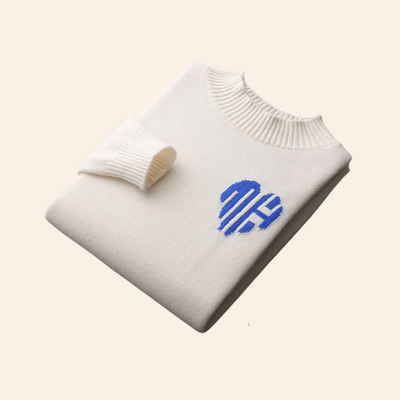 Isaac | Bora Bora Cashmere Heart Sweater