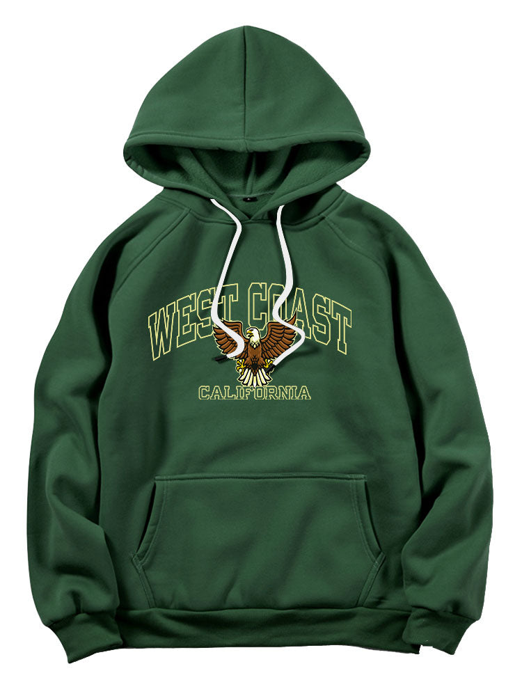 Jacob | West Coast Eagle Print Hoodie