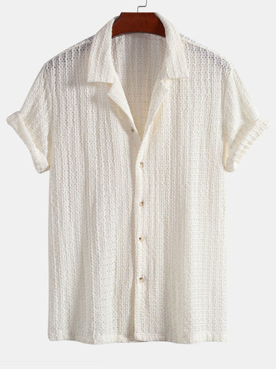 Apolonio® | Texture Jacquard Cuban Shirt
