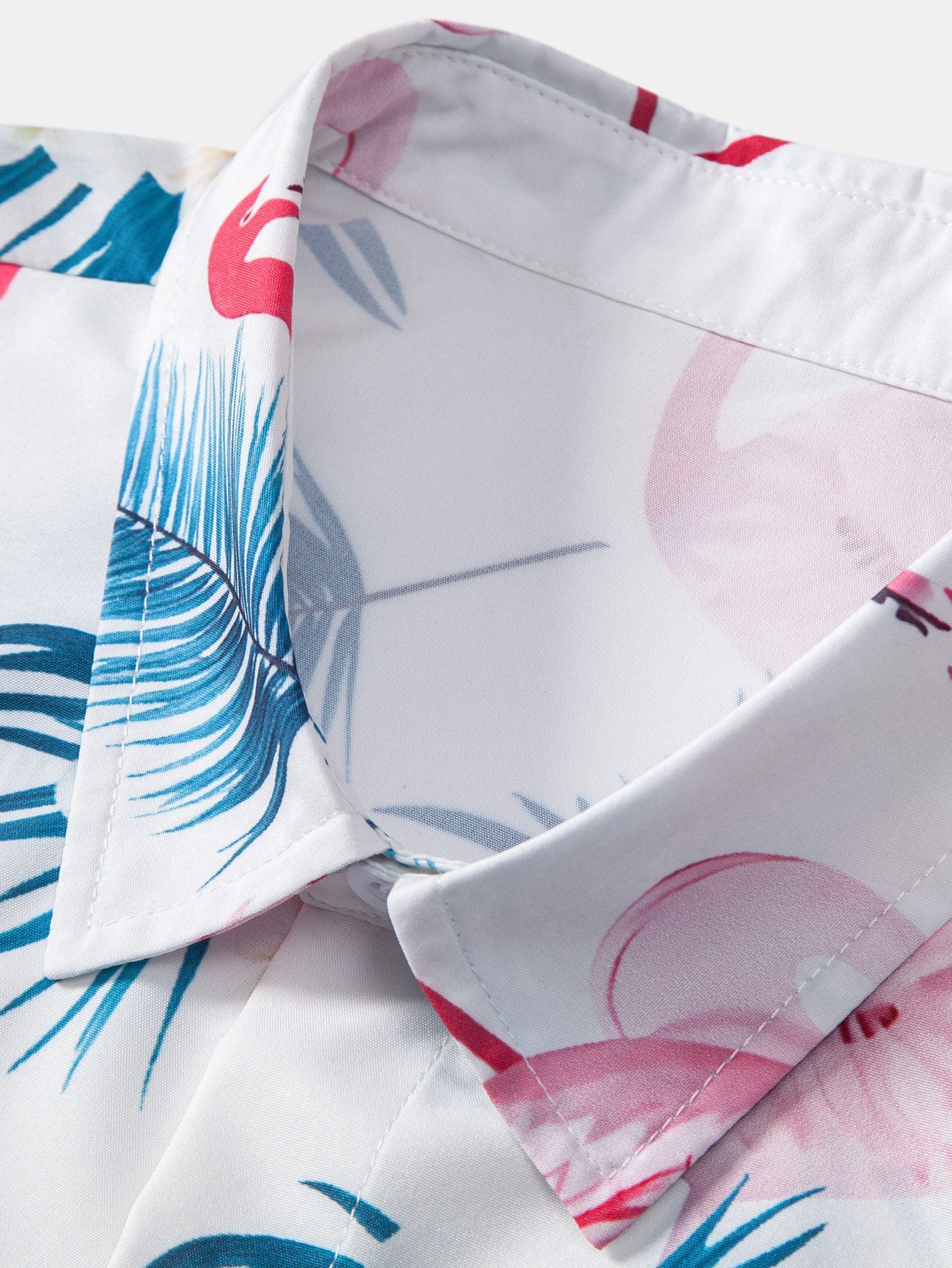 Valentín® | Leaf Print Button Up Shirt & Swim Shorts