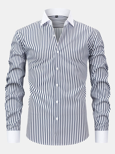 hola WINCHESTER STRIPED SHIRT & SLIM FIT TROUSERS
