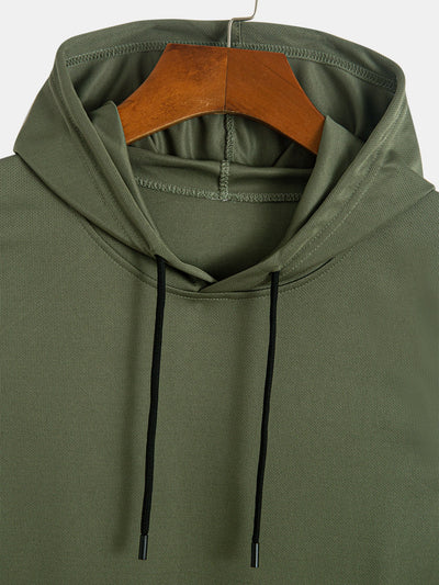 Luciano® | Athletic Mesh Kangaroo Pocket Hooded Tank