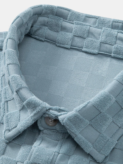 José® | Checkerboard Terry Shirt & Shorts