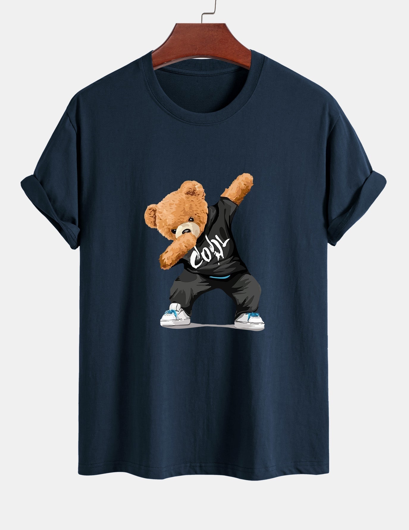 Guido® | Cool Bear Print Cotton T-Shirt