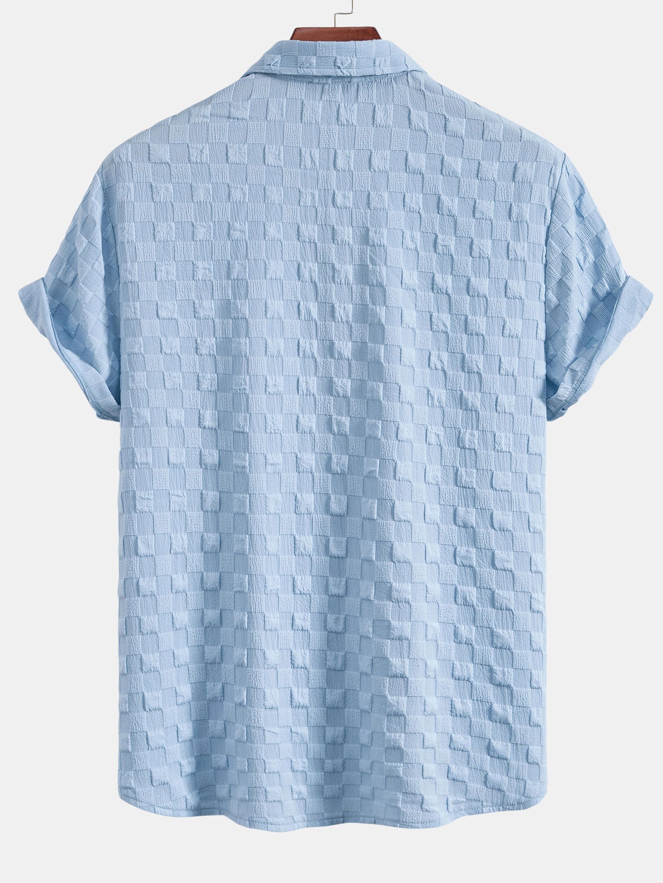 Juan® | Checkerboard Textured Button Up Shirt