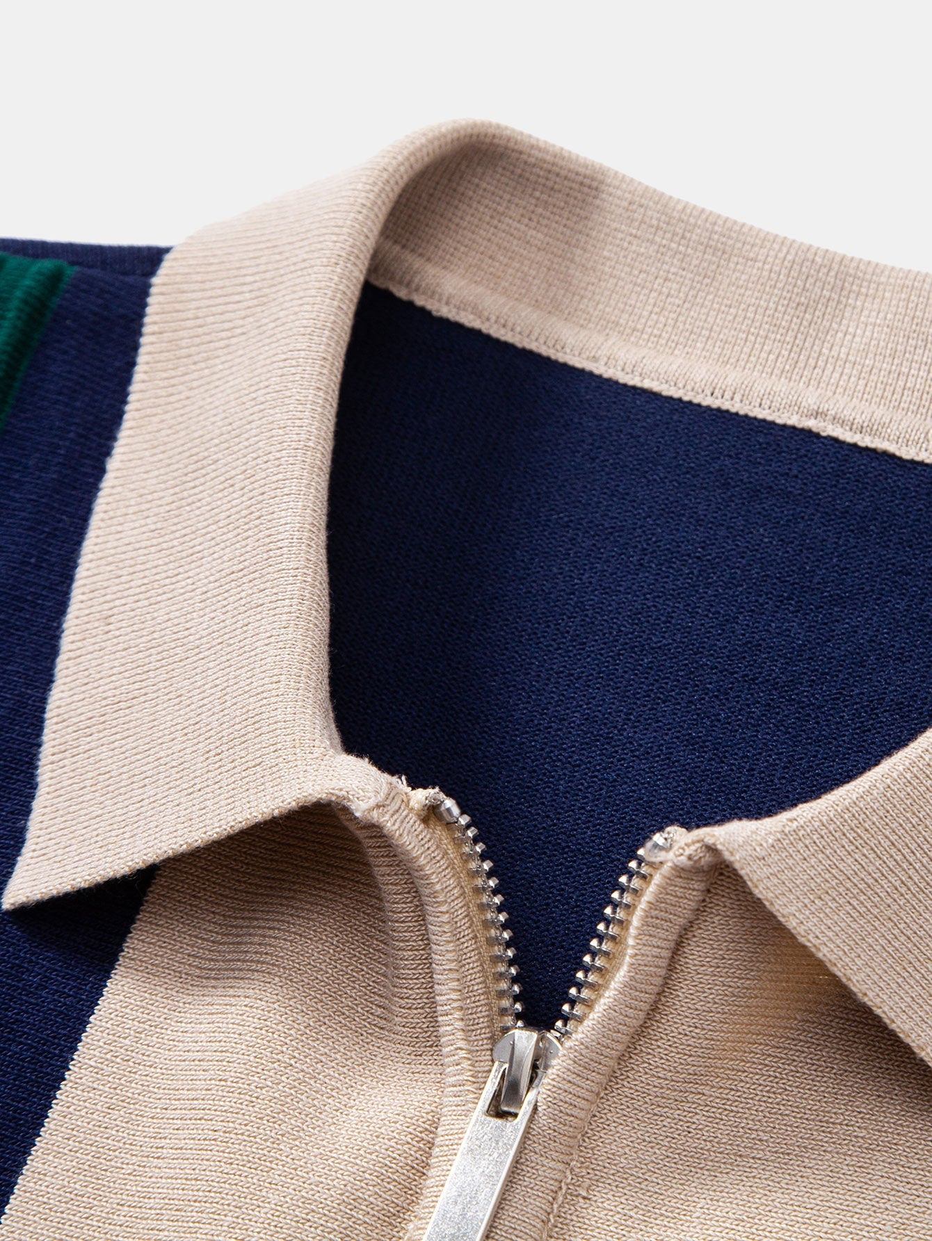 Oliver | Textured Color Block Knit Polo