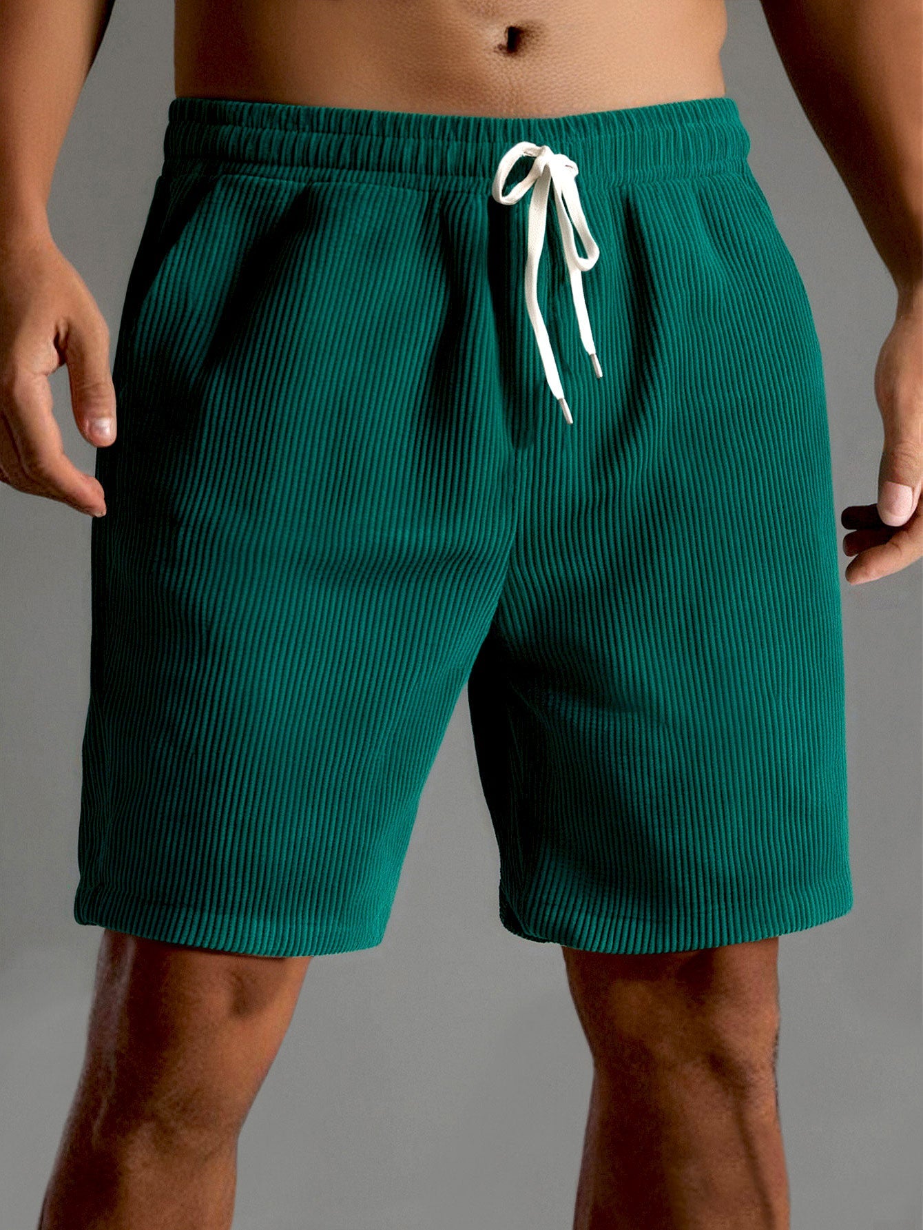 Yonathan® | Drawstring Corduroy Shorts