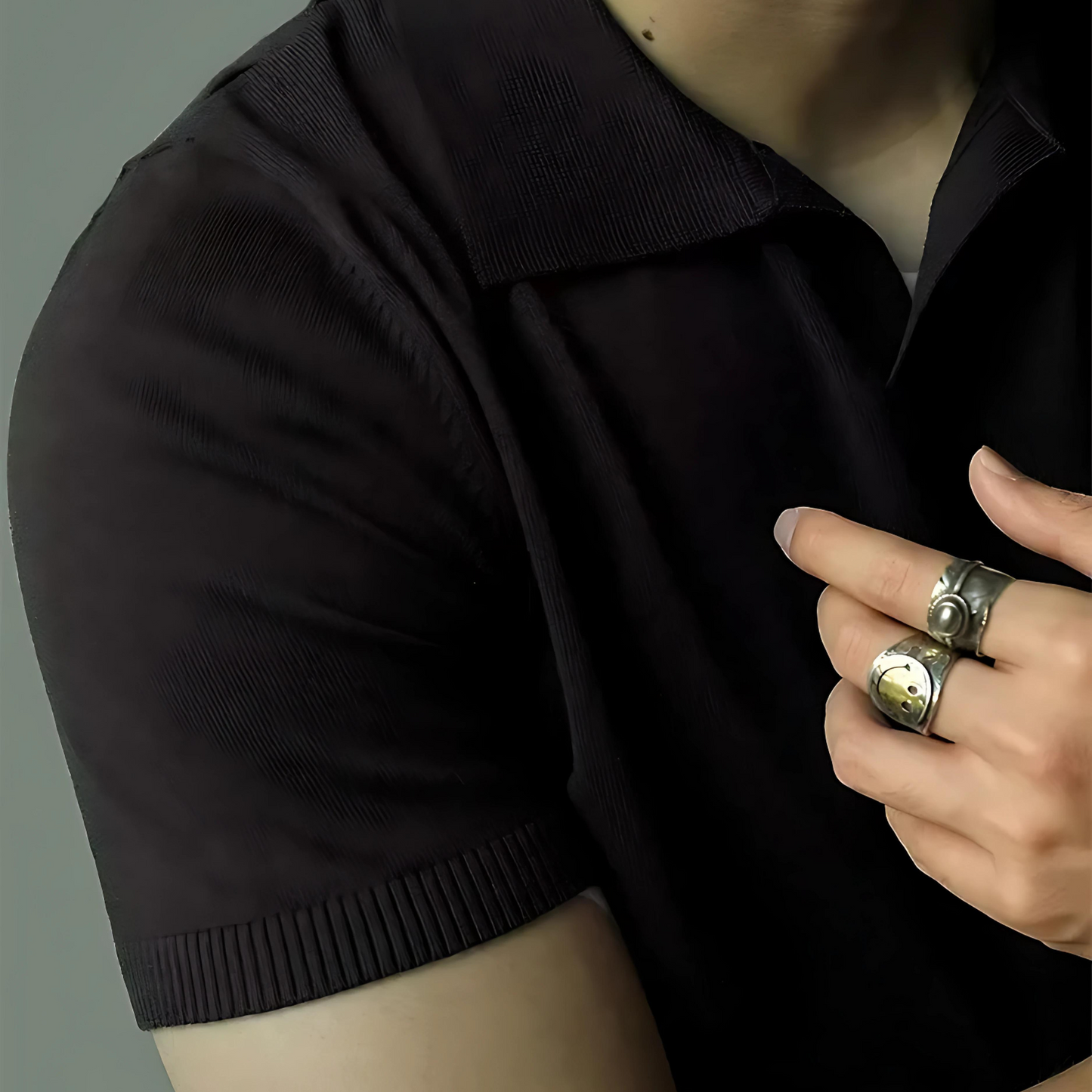 Luther® | Classic V-Neck Polo