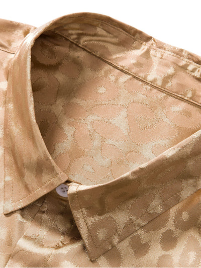Aslak® | Satin Leopard Shirt