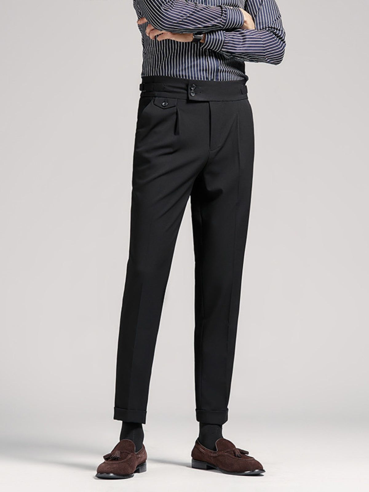 Bhakti® | MV Naples Wrinkle Free High-Waist Trousers