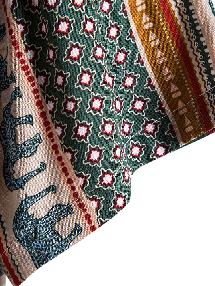 Finn® | Elephant Geometric Print Shirt