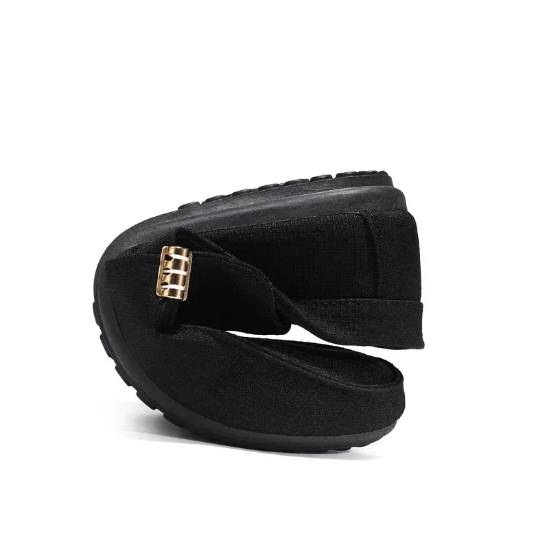 Atiyeh® | Krom Canvas Loafers