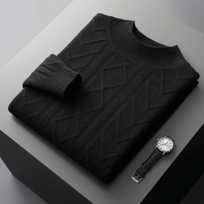 Levi | Mizar Patterned Cashmere Sweater