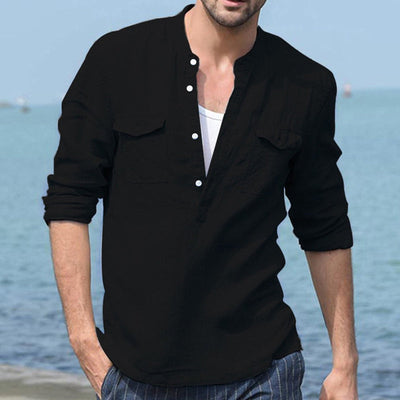 Jonathon® | Solid Color Casual Stylish Men'S Shirt