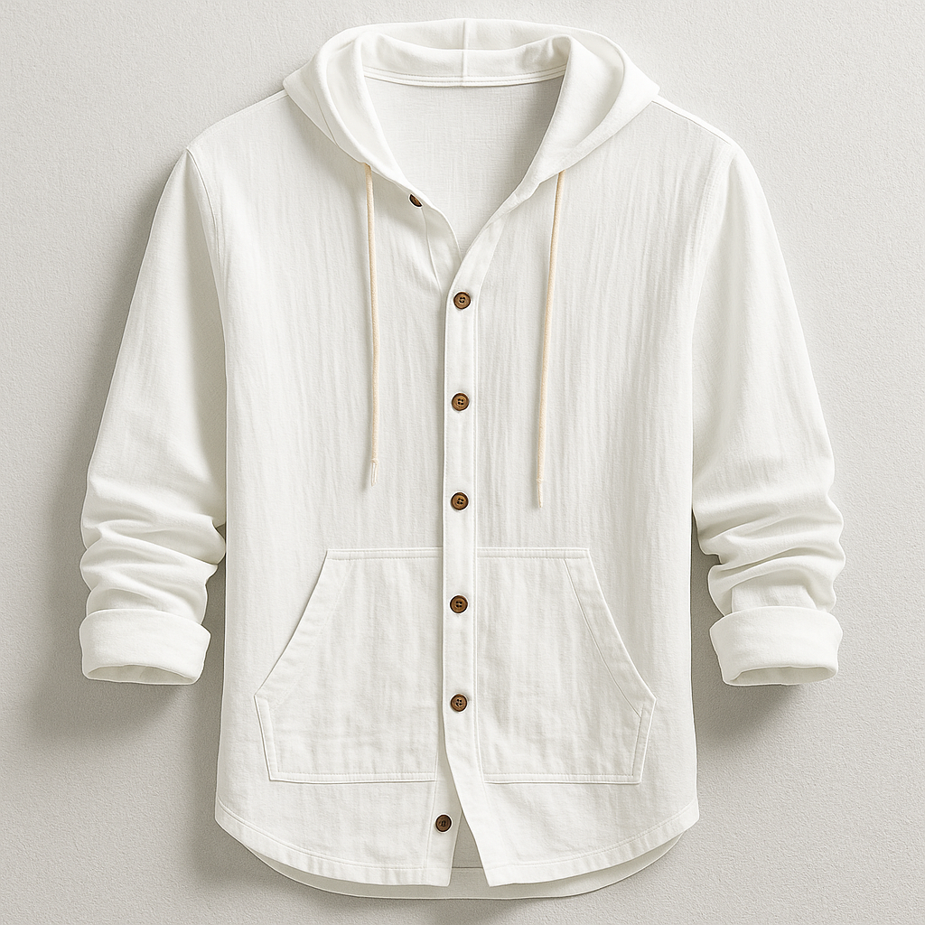 Wyatt | Oxford Hoodie Shirt
