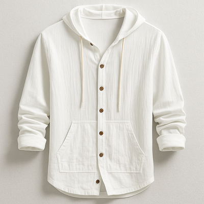 Wyatt | Oxford Hoodie Shirt