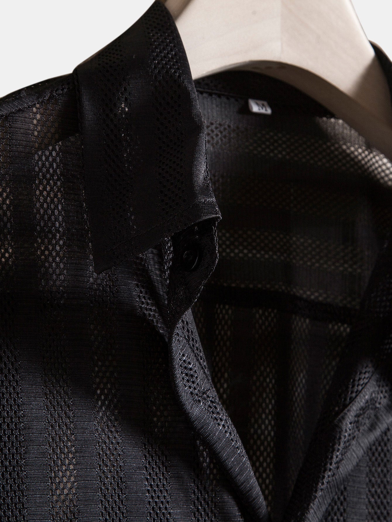 Amanzio® | Mesh Button Up Shirt