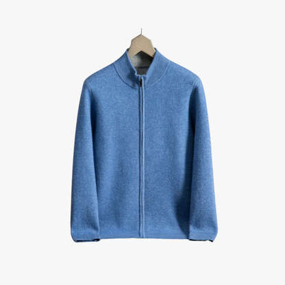 Vasco® | Premium Zipper Cashmere Cardigan