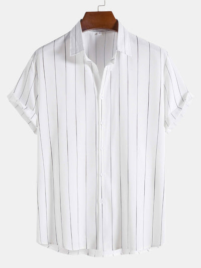 Alexandros® | Striped Button Up Shirt