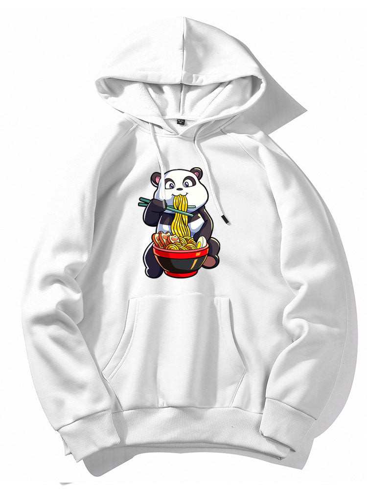 Lars | Panda Eating Ramen Print Hoodie