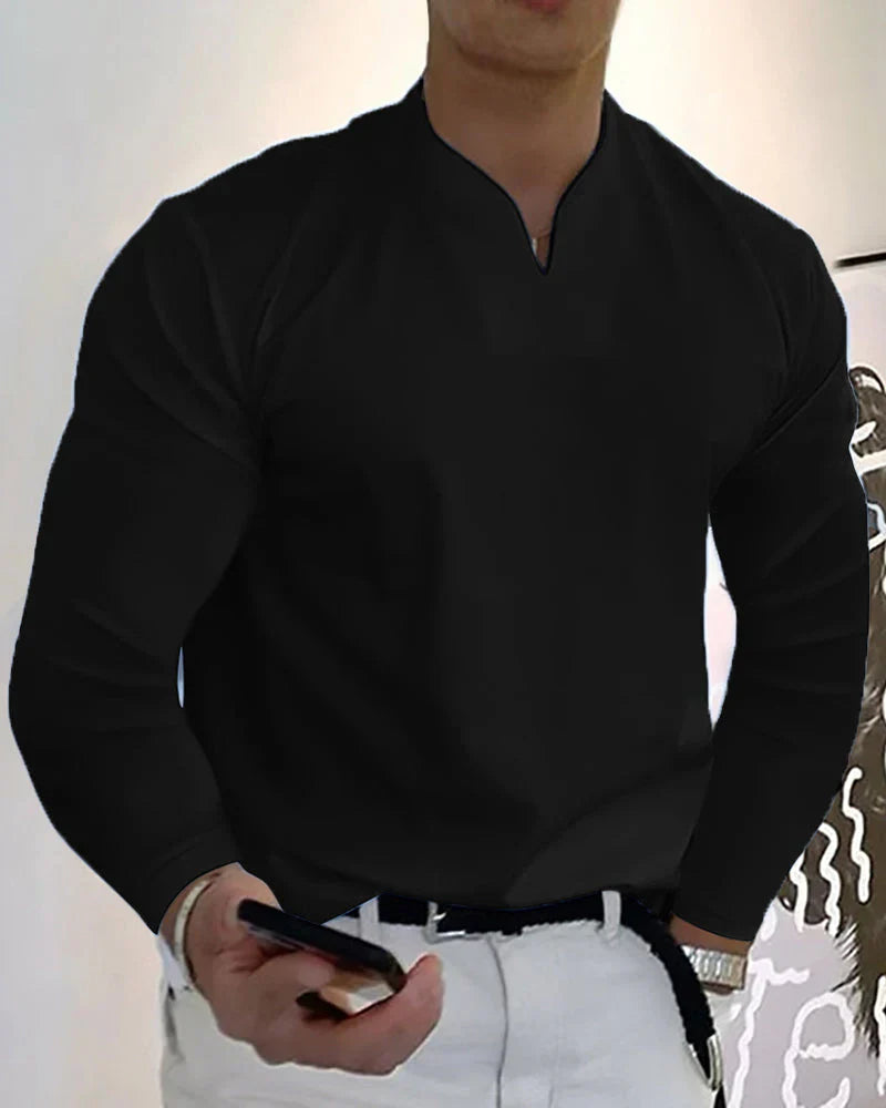 Cameron® | Solid Color Long Sleeve Shirt