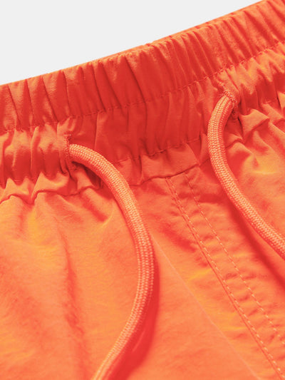 Hipólito® | Palm Tree Print Button Up Shirt & Swim Shorts